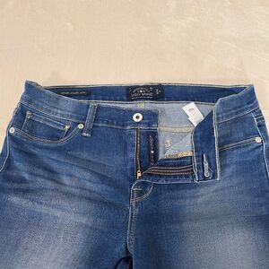 Lucky Brand Jeans Women 12/31 Blue Brooke Legging Skinny Mid Rise Stretch Logo